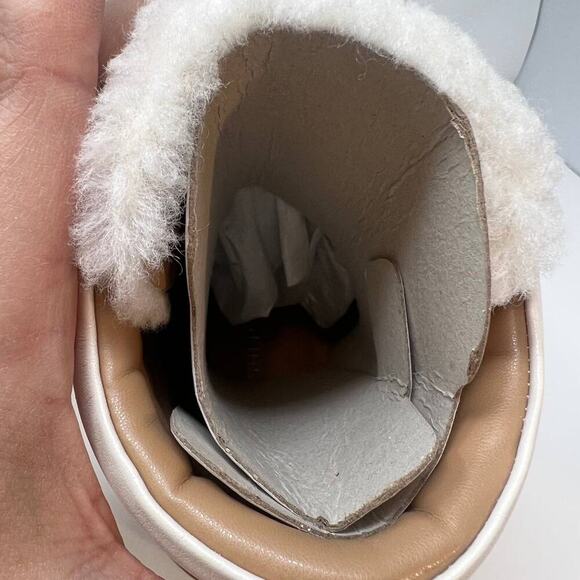 New In Box Marc Fisher Women's Mallie3 Leather Combat Boots Size 9 - Picture 8 of 9